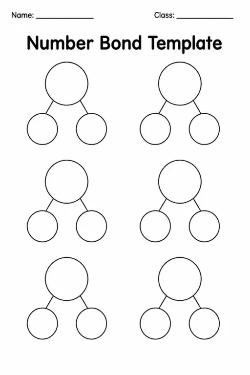 Number Bond Template