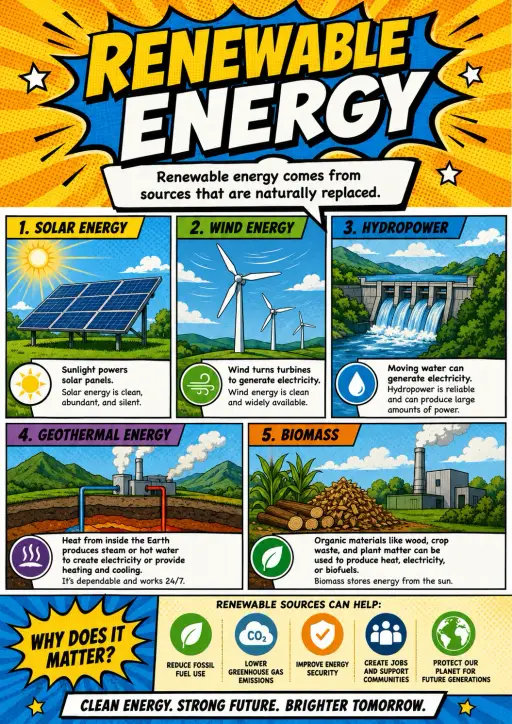 Renewable Energy Infographic