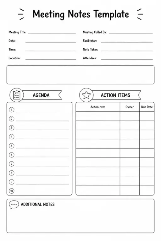 Meeting Notes Template