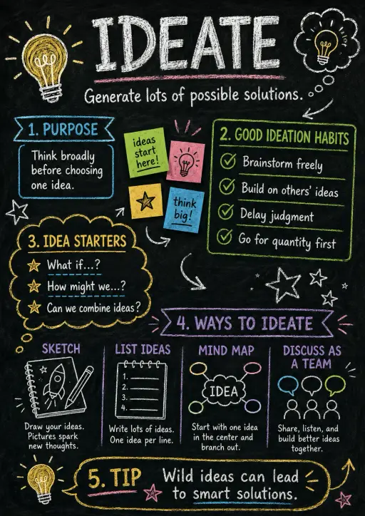 Prototype Design Thinking Infographic