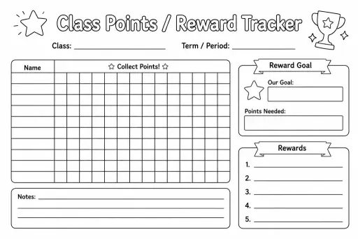 Class Points / Reward Tracker