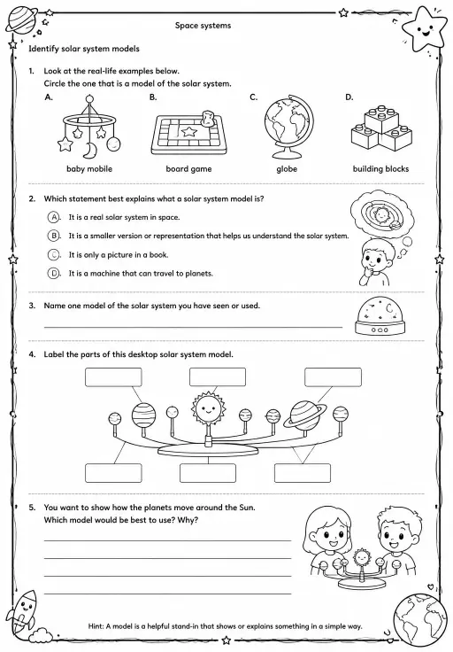 Identify solar system models