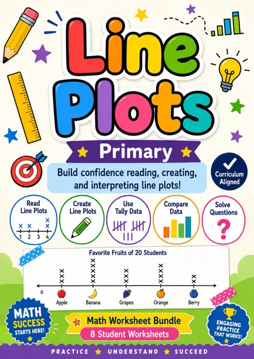 Line Plots Worksheet Pack