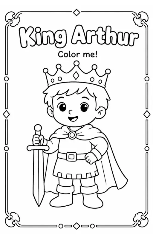 King Arthur Coloring Pages