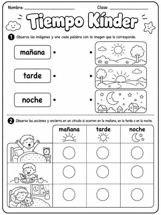 Kindergarten - repaso de matemáticas - Paquete de fichas - Conjunto 2