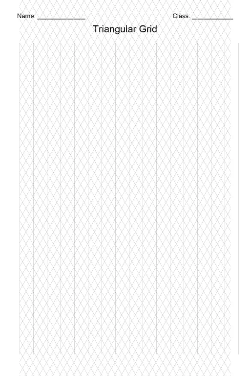Triangular / Tessellation Grid
