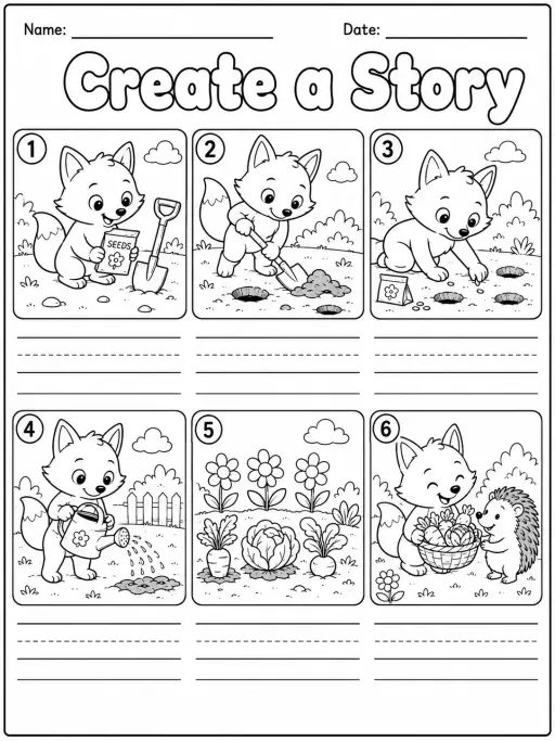 Create a Story Worksheet Pack