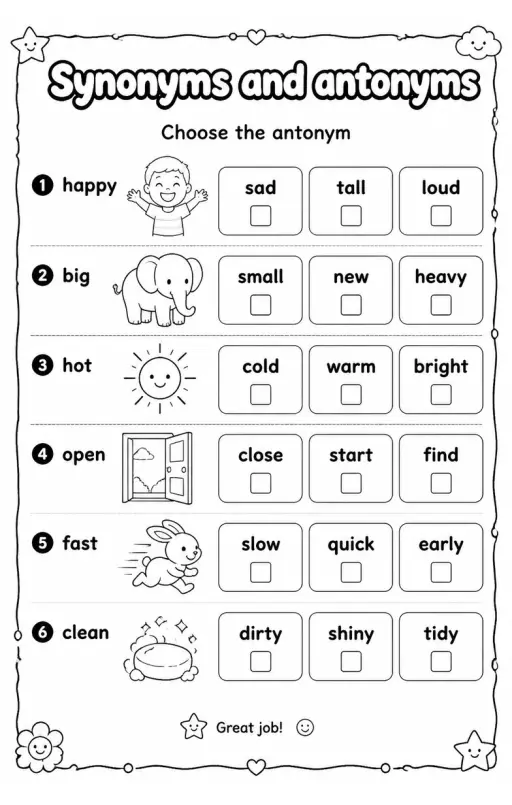Choose the antonym