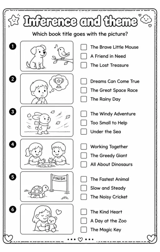 Which book title goes with the picture?