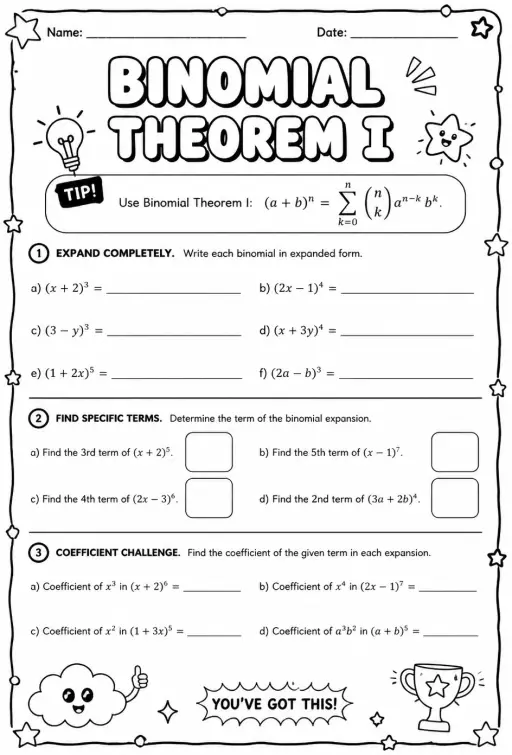 Binomial Theorem I