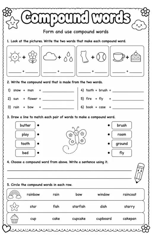 Form and use compound words