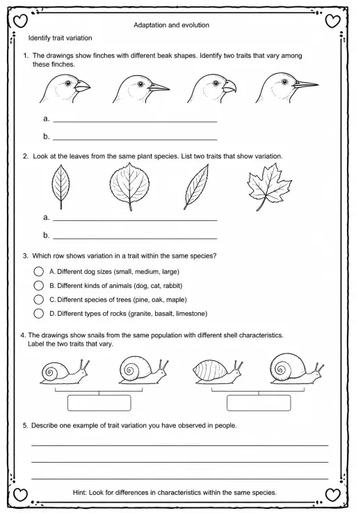 Identify trait variation