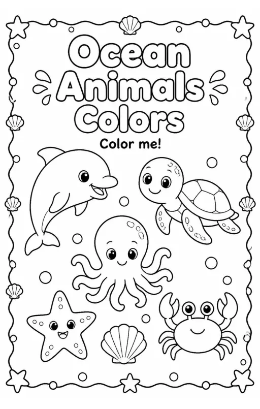 Color Recognition Coloring Pages Pack 3