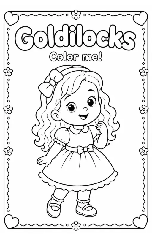 Goldilocks Coloring Pages