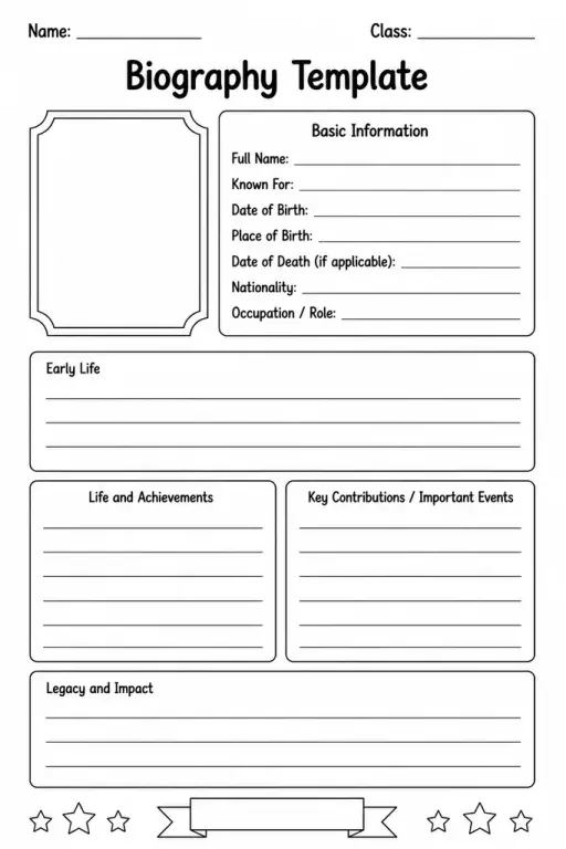 Biography Template