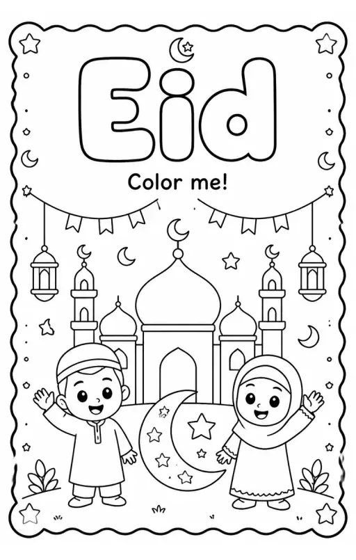 Eid Coloring Pages