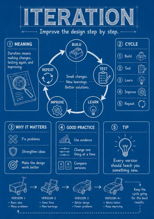 Iteration Design Thinking Infographic