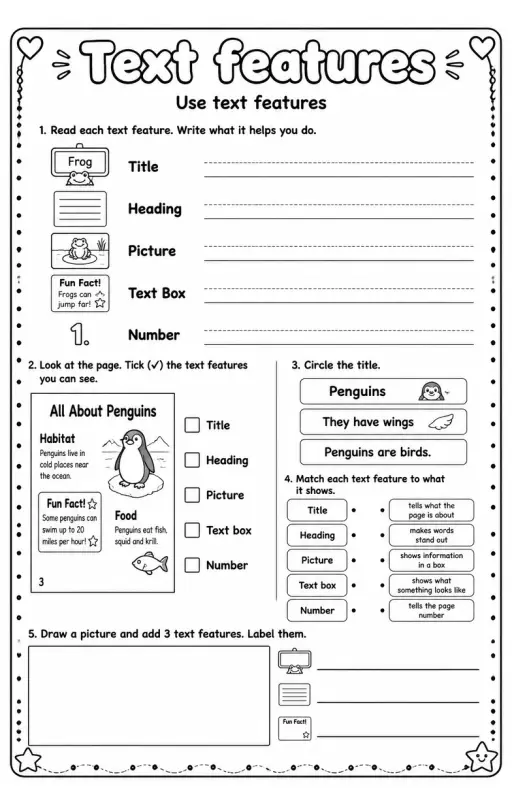 Use text features