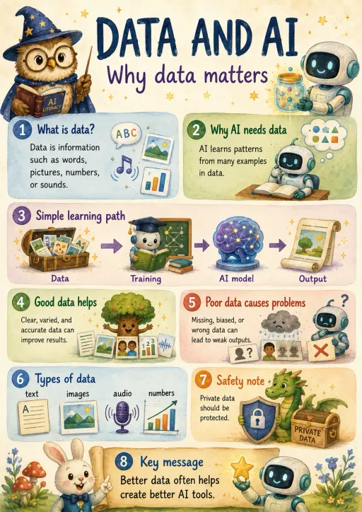Data and Ai AI Literacy Infographic