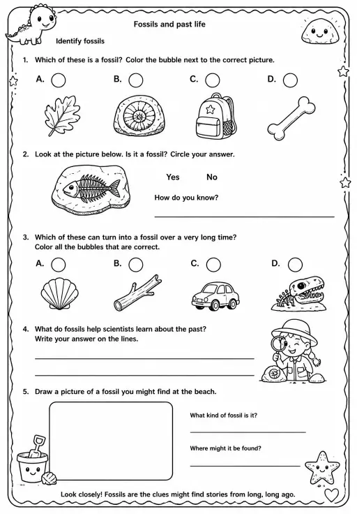 Identify fossils