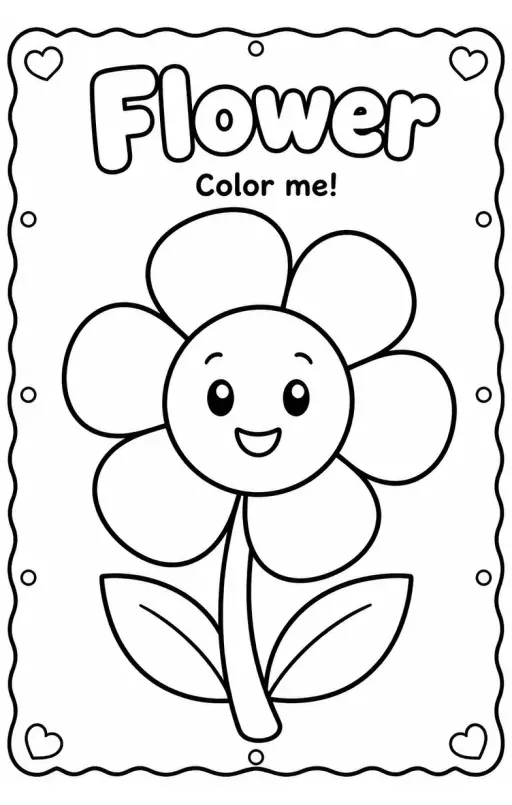 Flower Coloring Pages