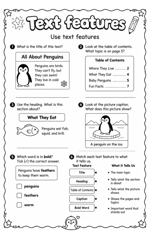 Use text features