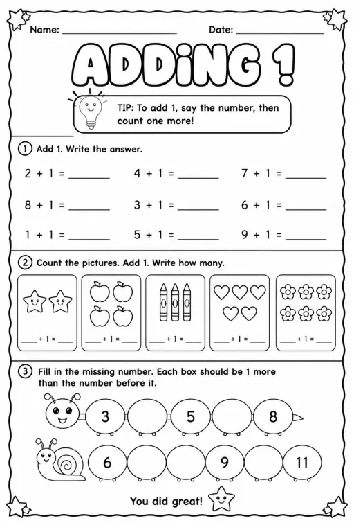 Adding 1