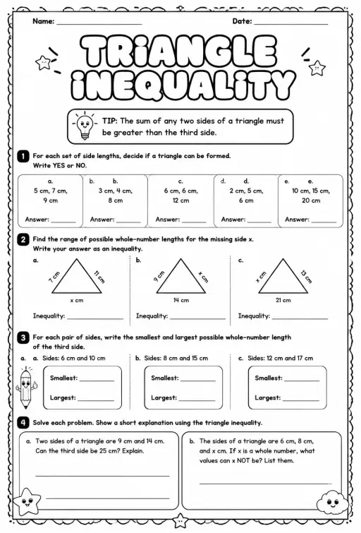 Triangle inequality