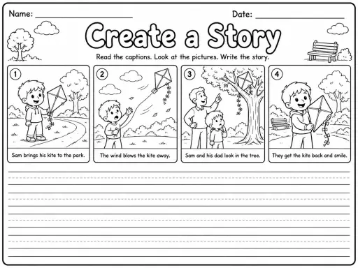 Create a Story Worksheet Pack