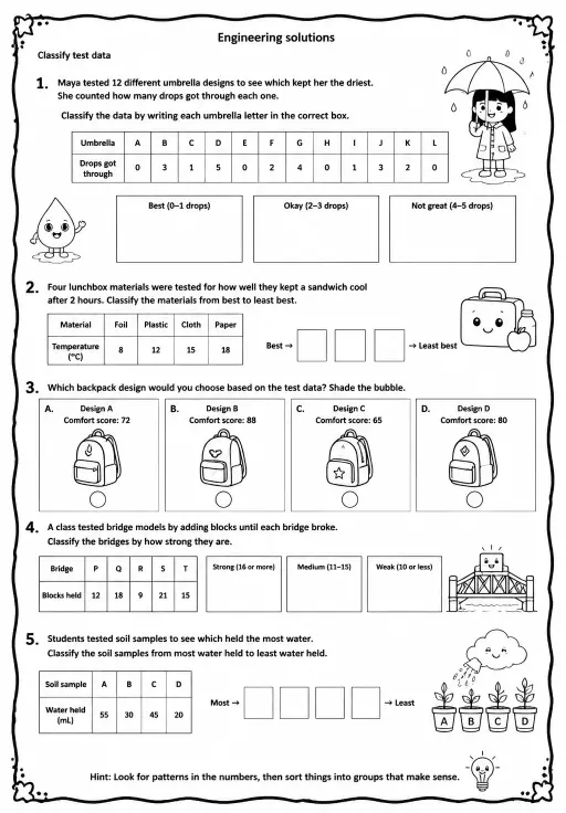 Classify test data