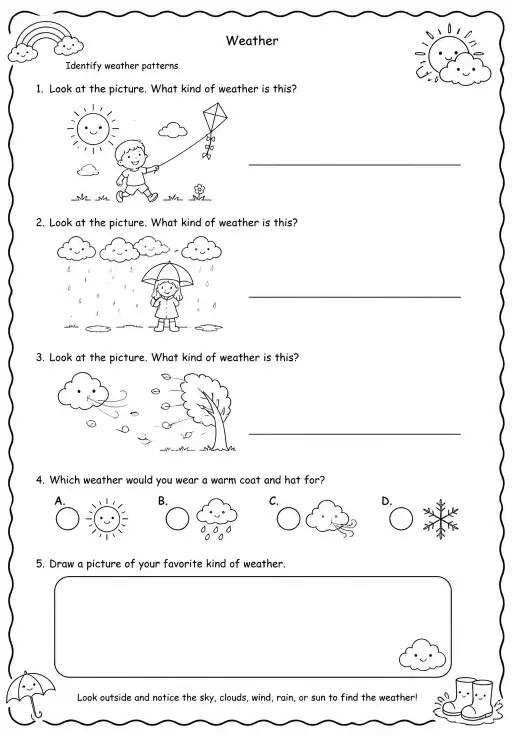 Identify weather patterns
