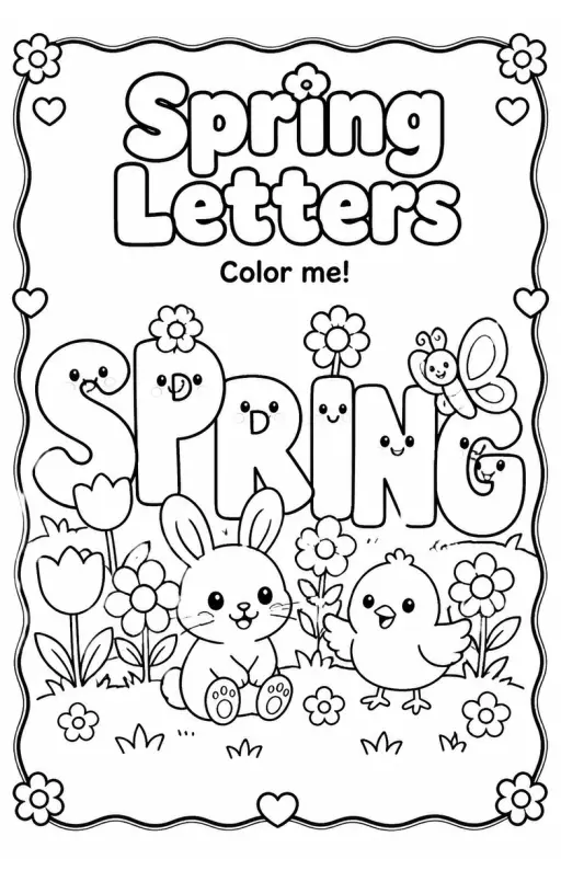 Letter Practice Coloring Pages Pack 3