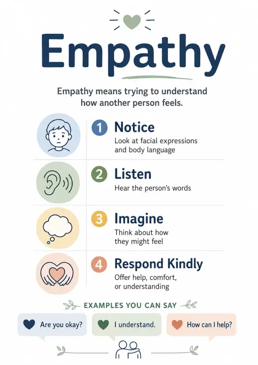 Empathy Emotions Infographic