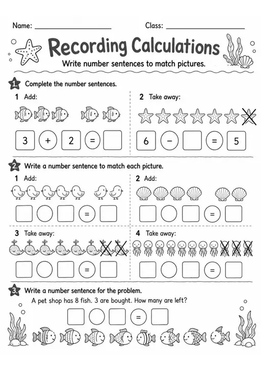 Grade 1 Number Sense and Place Value Worksheets - Pack 3