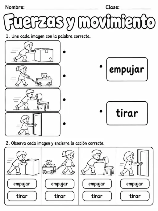 2.º grado - ciencias físicas - Paquete de fichas