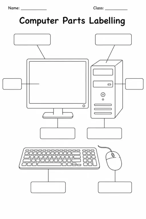 Computer Parts Labelling
