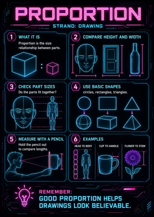 Proportion Drawing Infographic
