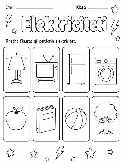Elektriciteti - Pako fletësh pune