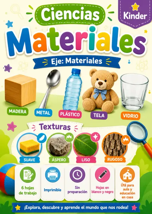 Kinder - Materiales - Paquete de ciencias en español