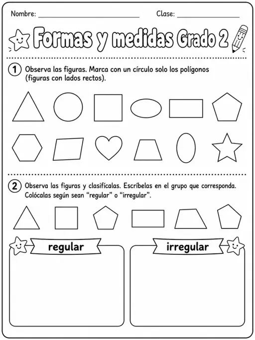 2.º grado - medidas de longitud, masa y capacidad - Paquete de fichas
