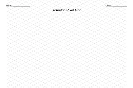 Isometric Pixel Grid