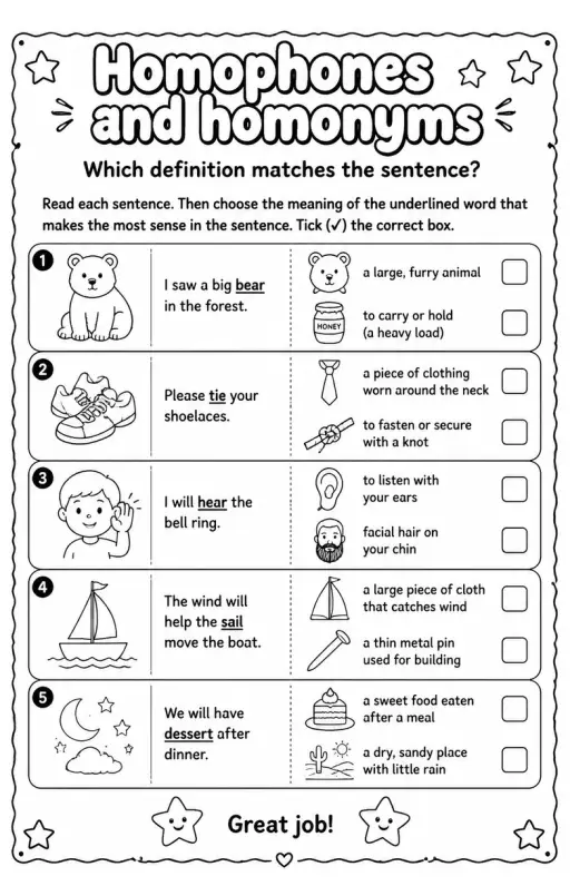 Which definition matches the sentence?