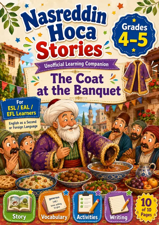 Nasreddin Hoca: The Coat at the Banquet | Grades 4-5 | 10 Pages preview