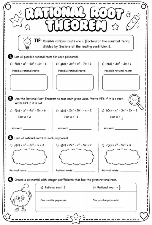 Rational root theorem