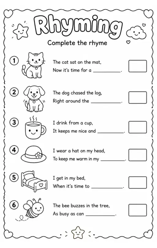 Complete the rhyme