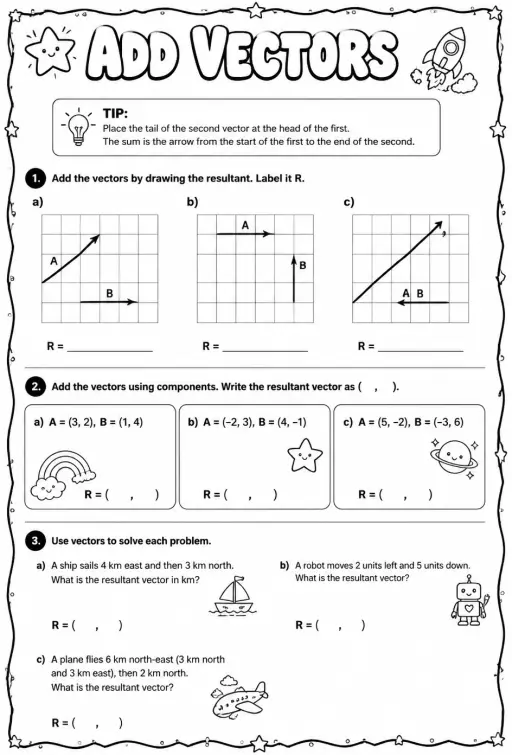 Add vectors