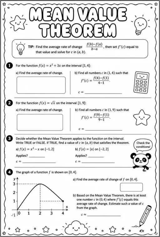 Mean Value Theorem