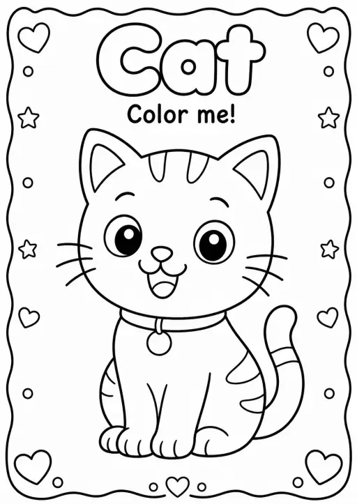 Cat Coloring Pages