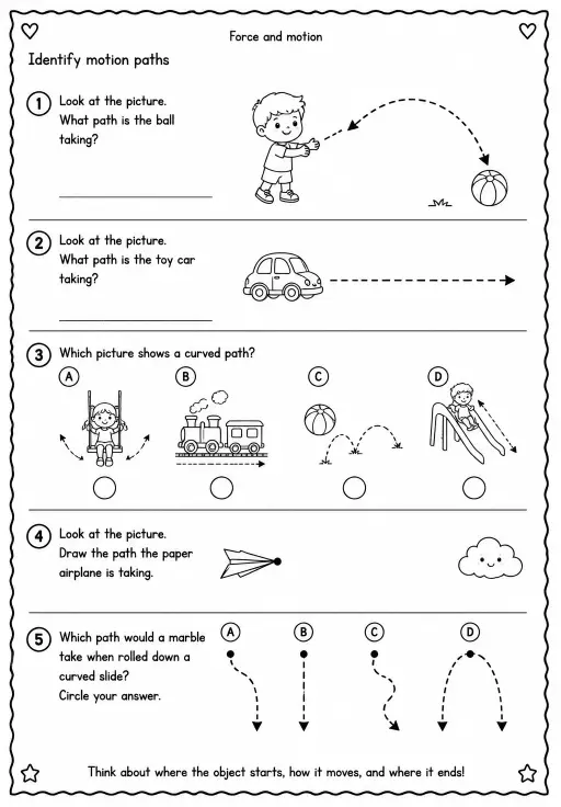 Identify motion paths