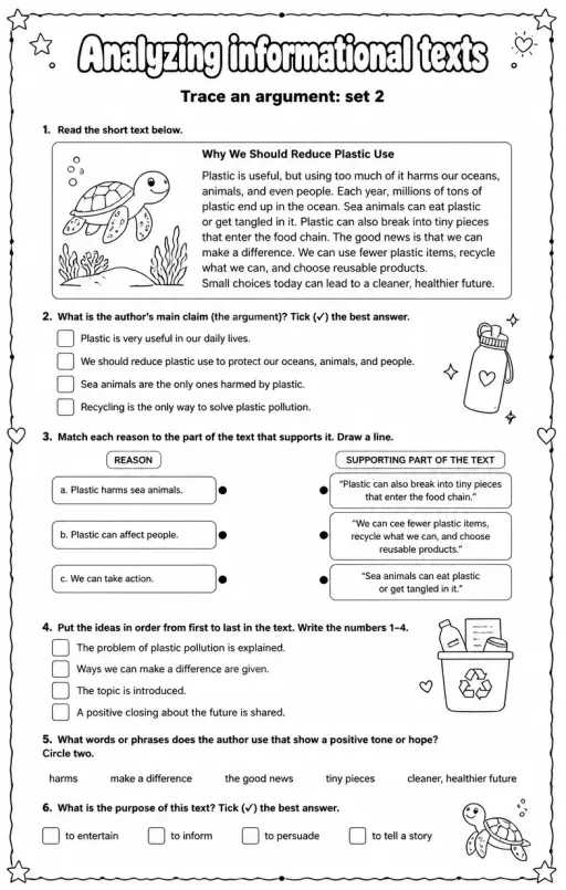 Trace an argument: set 2